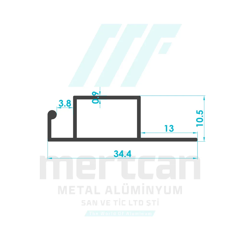 Internal Mounted Fixed Fly Screen Profile