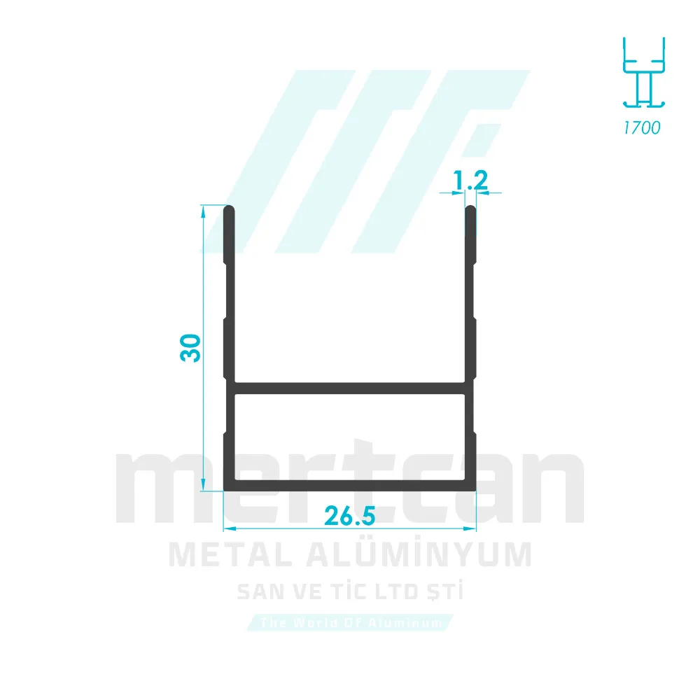 Special Pleated Fly Screen Frame Profile