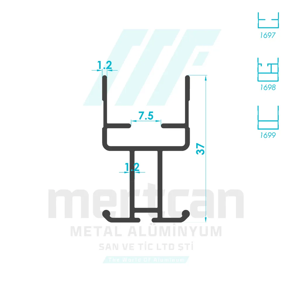 Special Pleated Fly Screen Sash Profile