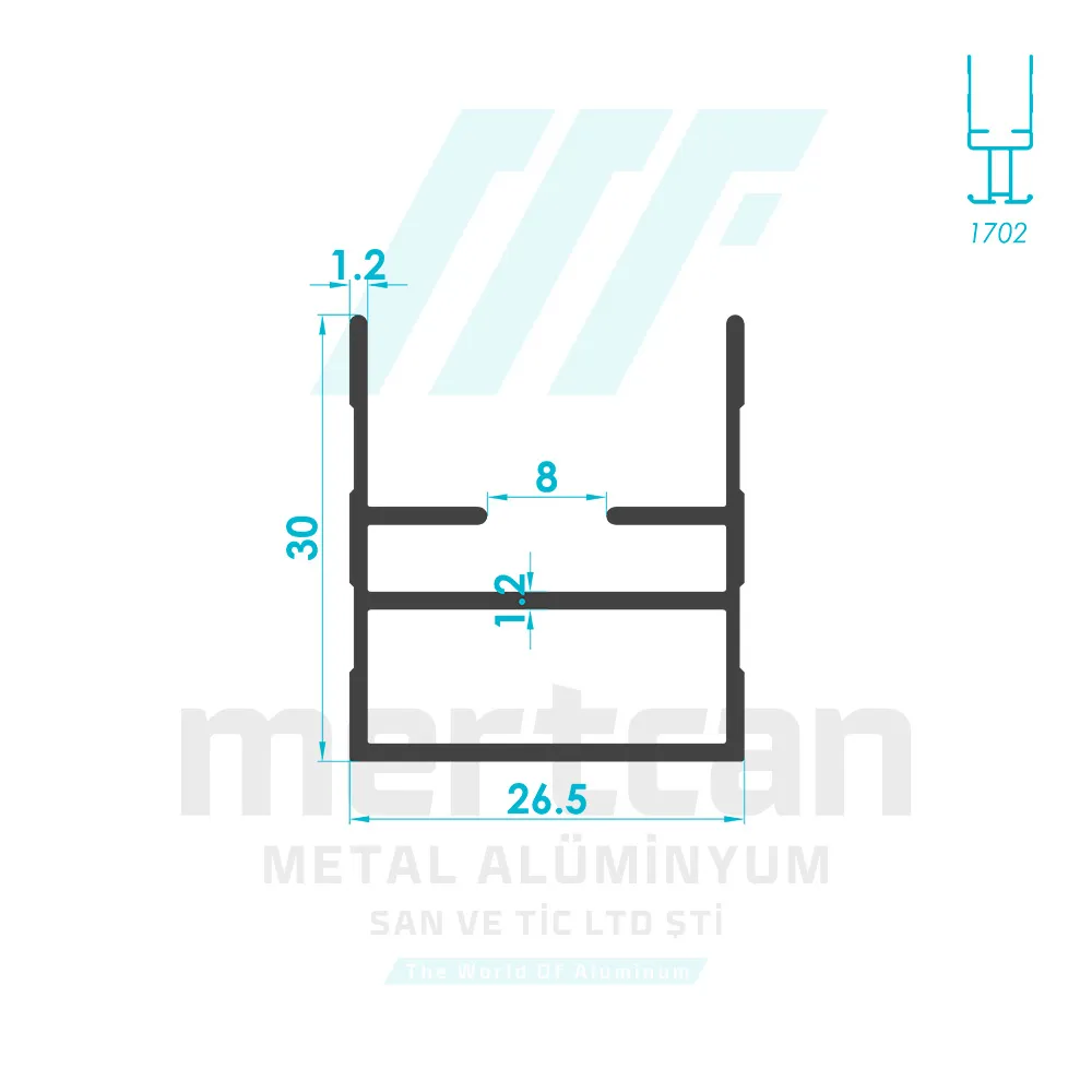 Special Pleated Fly Screen Frame Profile