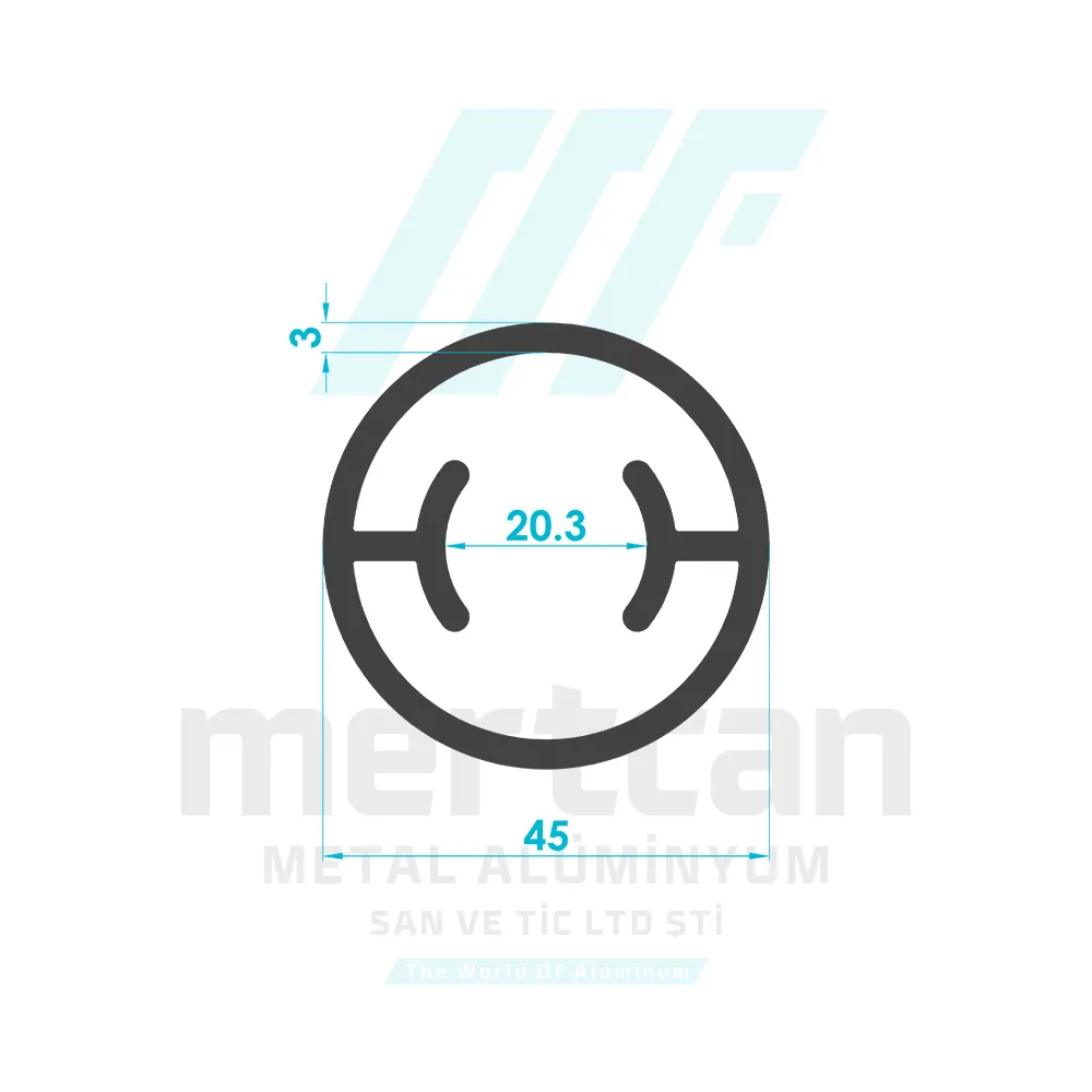 40mm Anchored Floor Flange Profile