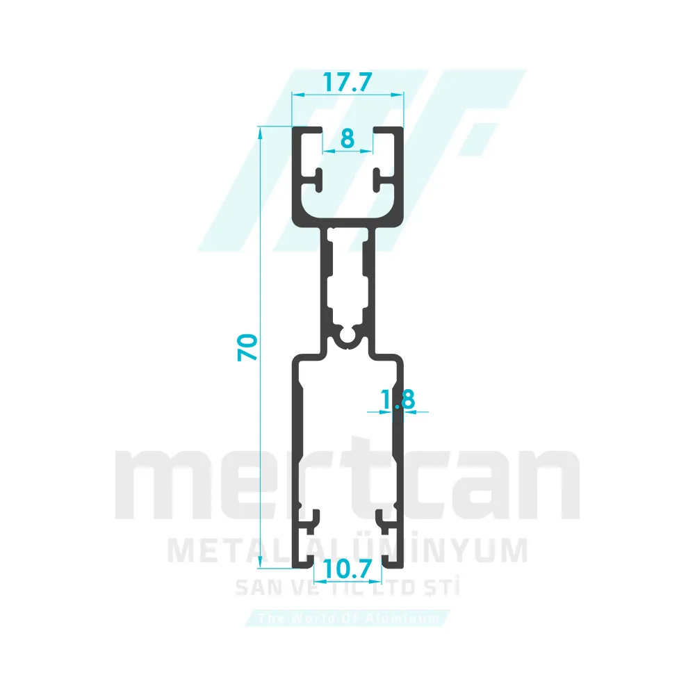 Sliding System Sash Profile
