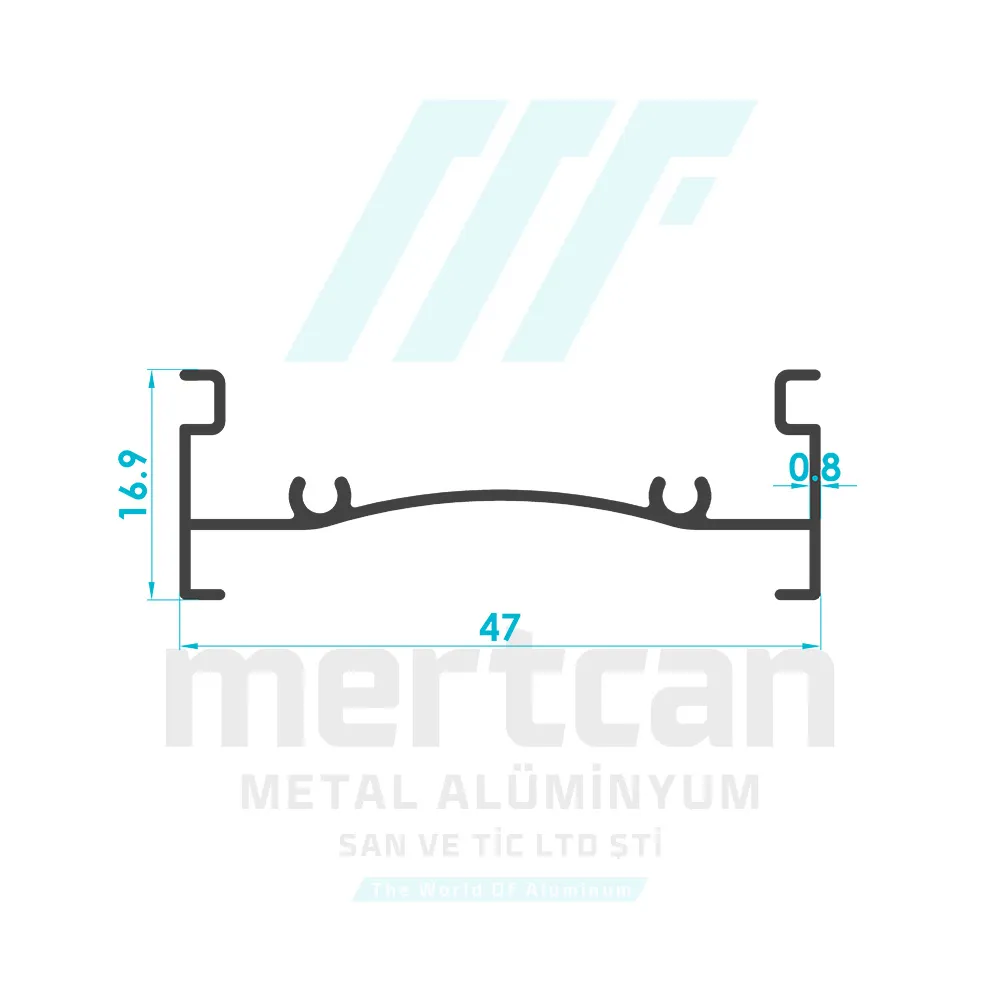 Aluminum Roller Blind Cassette Profile