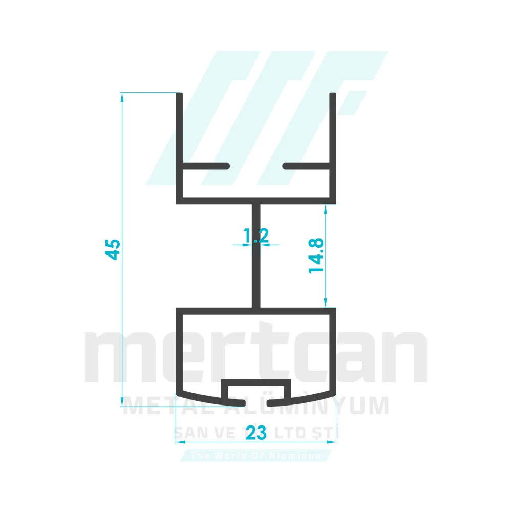 Special Pleated Fly Screen Sash Profile