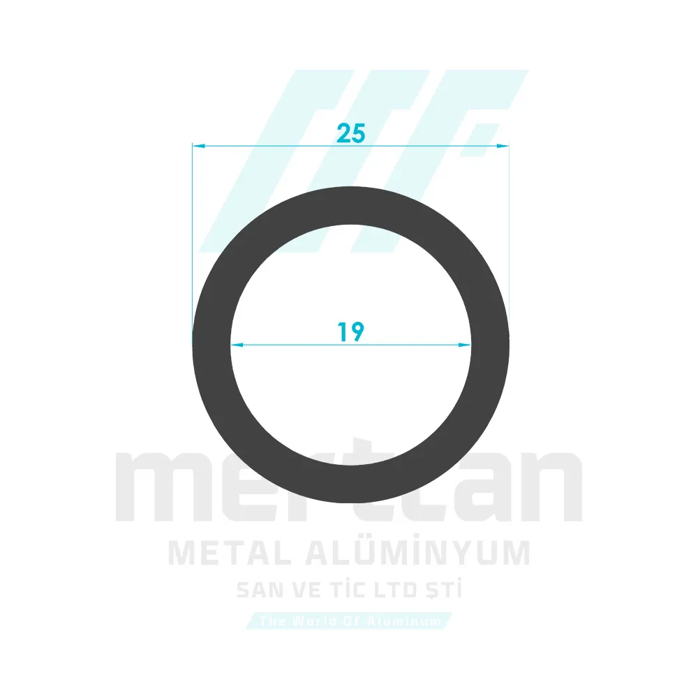 25mm Curved Handle Pipe Profile