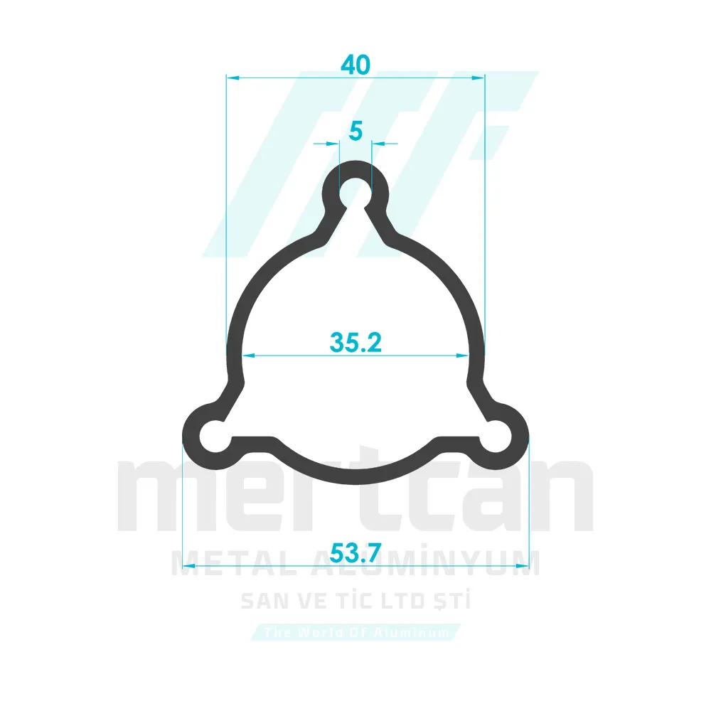 35mm External Hole Floor and Wall Flange