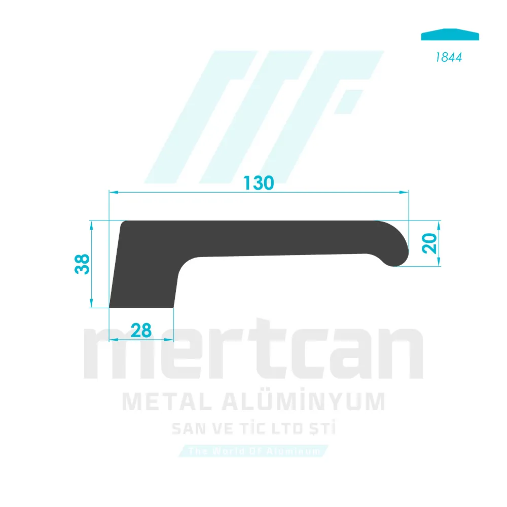 Luxury Axial Handle Profile - Handle