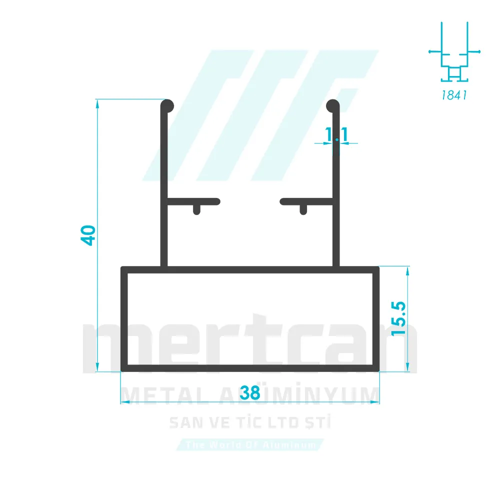 Special Pleated Fly Screen Frame Profile