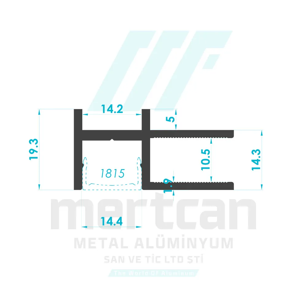 Glass Support Profile