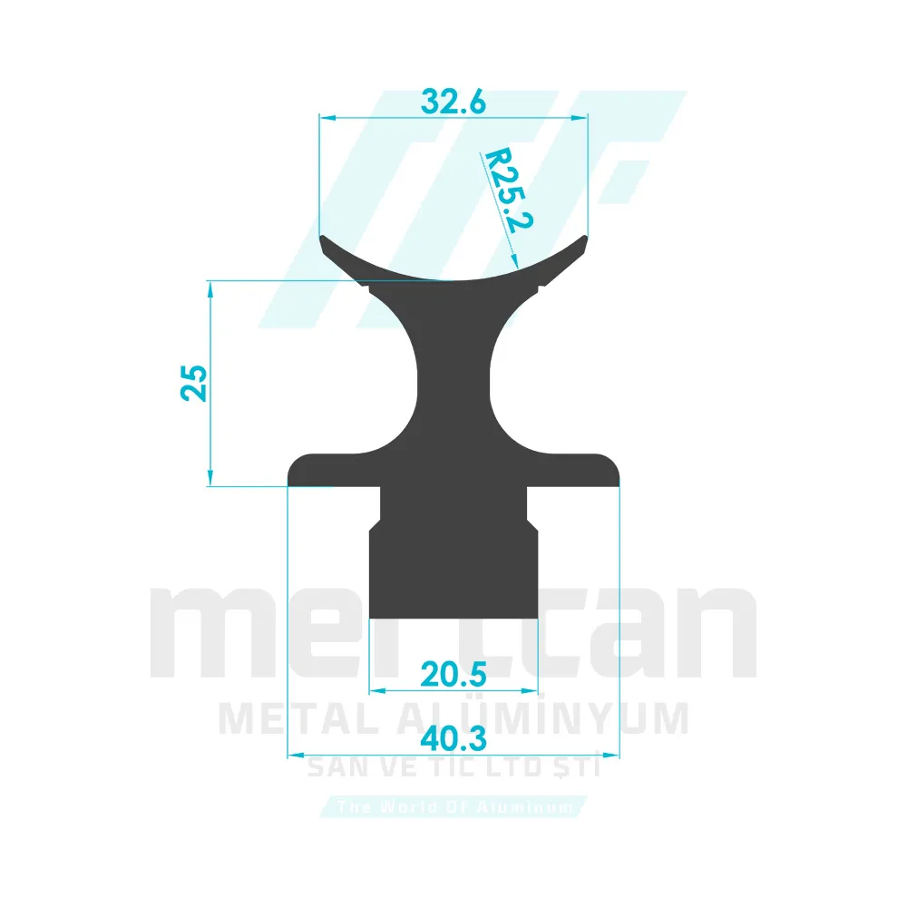 40mm Fixed Joint Profile