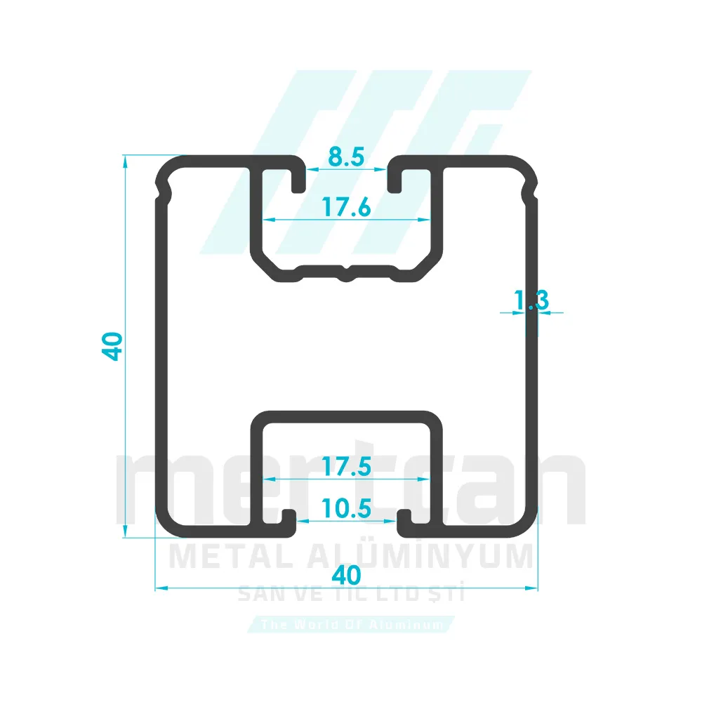 Solar System 40mm Carrier Construction Profile