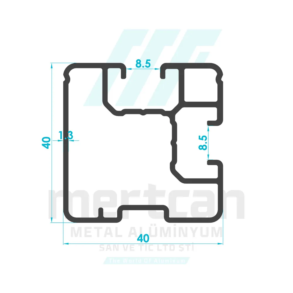 Solar System 40mm Carrier Construction Profile
