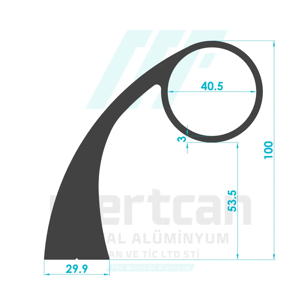 Oval Akbank Handle Apparatus Profile