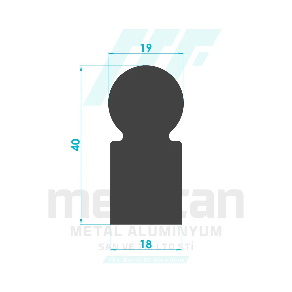 16mm Knob Cap Profile