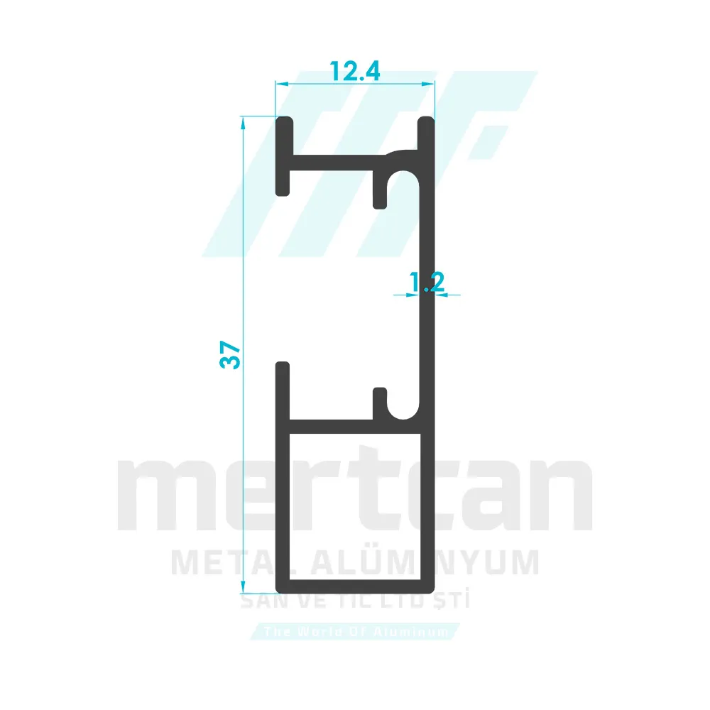 Jacuzzi Inner Rail Profile