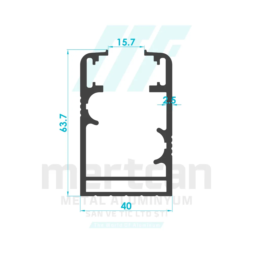 Miscellaneous Glass Balcony Frame Profile