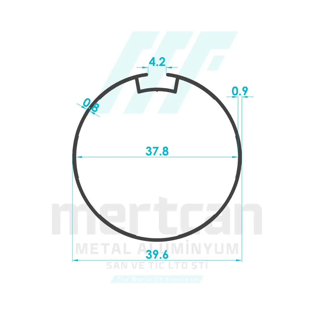 Aluminum Roller Blind Tube Profile