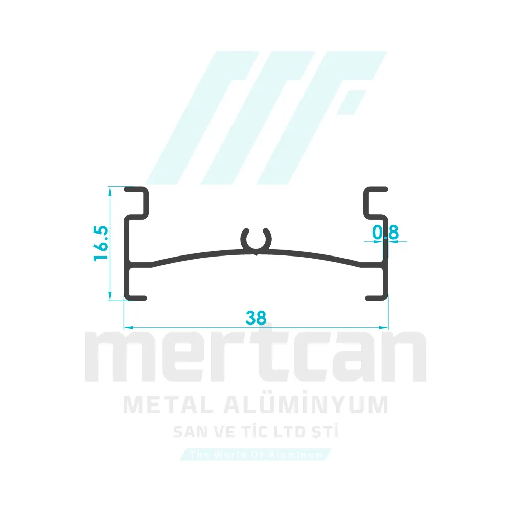 Aluminum Roller Blind Cassette Profile