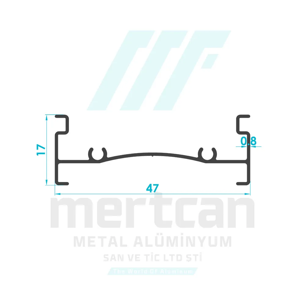 Aluminum Roller Blind Cassette Profile