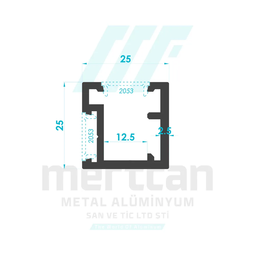 With Cover Glass Support U Base Profile