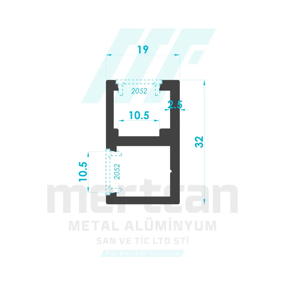 With Cover Glass Support Y Base Profile
