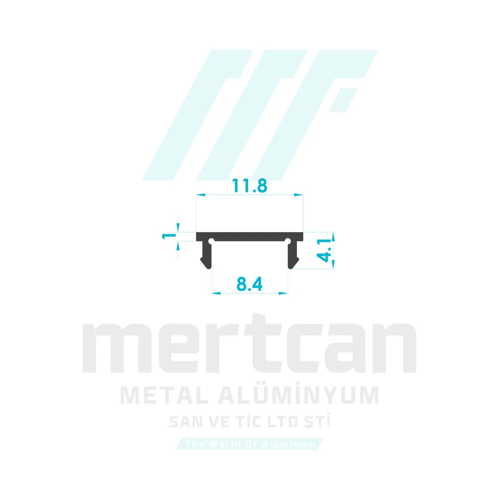 12mm Square Handrail Cover