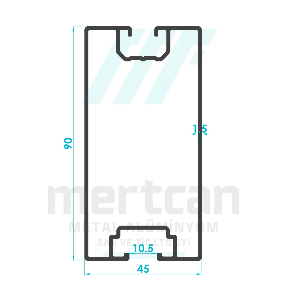 Solar System 90mm Carrier Construction Profile
