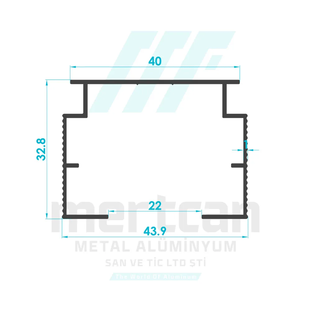 Vertical Blind Head Rail Profile
