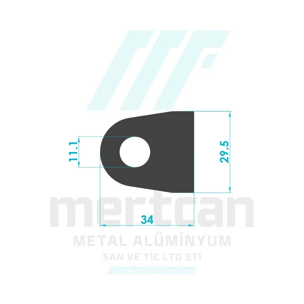 30x80 Dual Axis Adjustable Corner Turn Connection Profile - Vertical