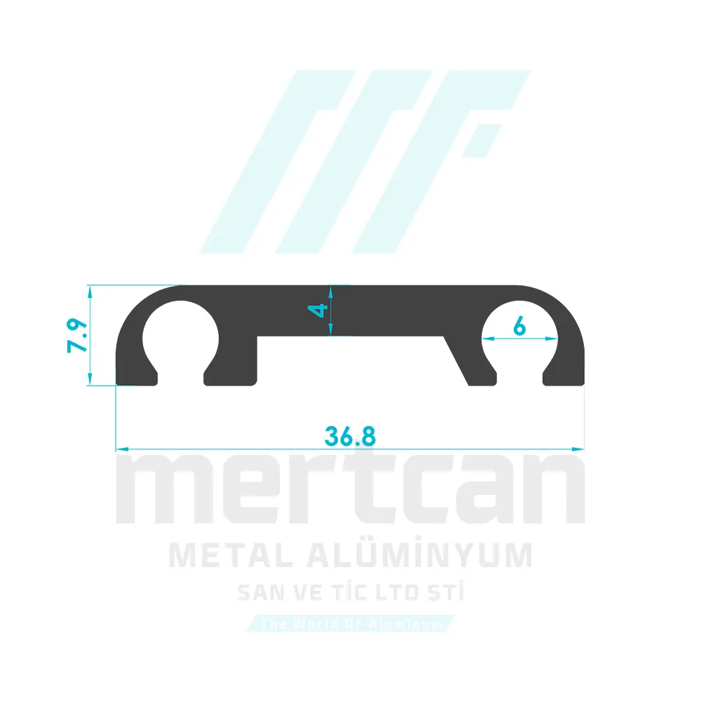Double Pin Latch Profile