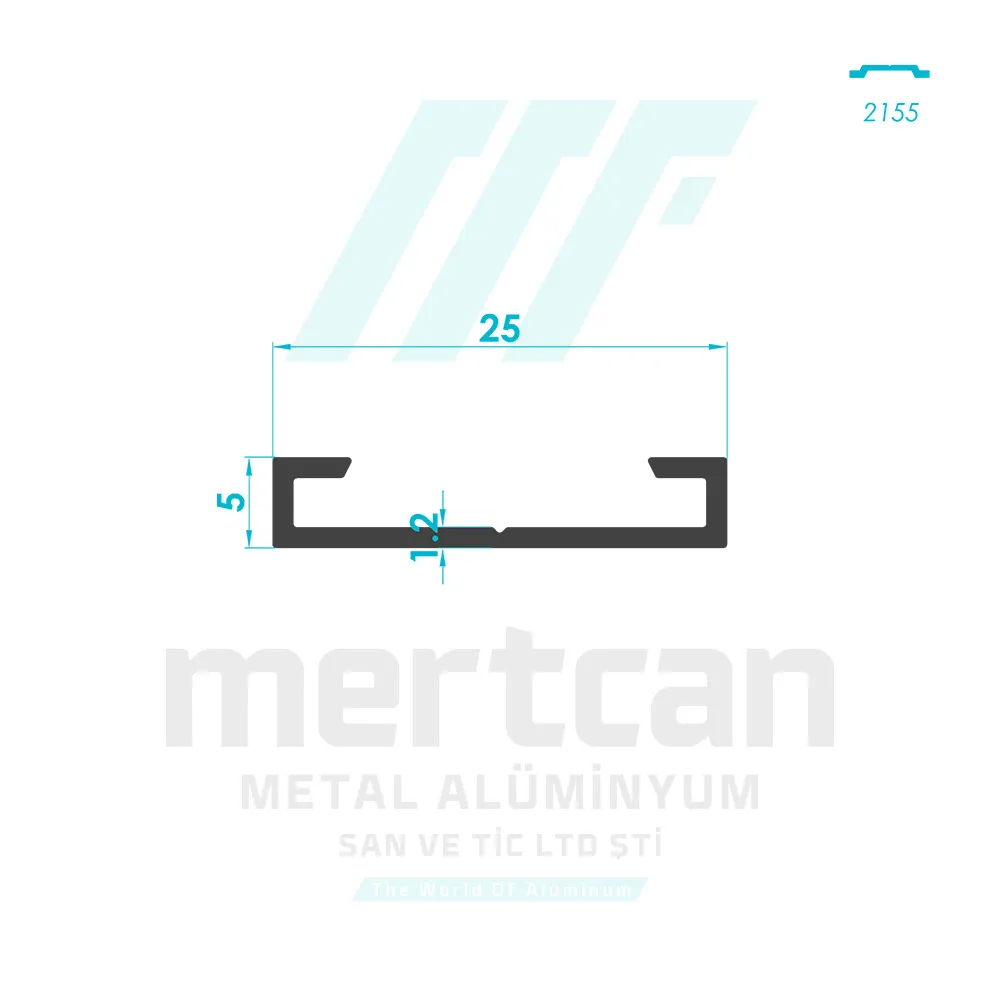 Aldoks Rod Bar Profile - Outer