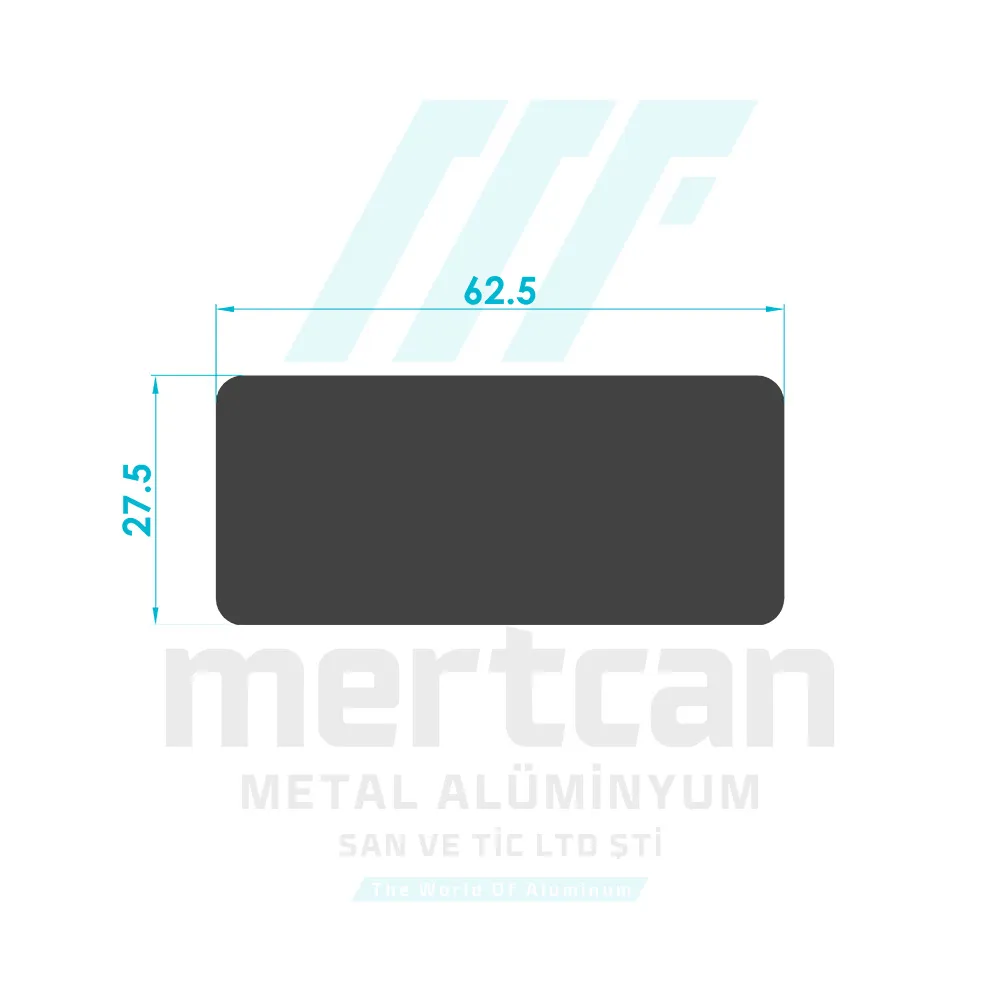 25x60 Solid Bar Profile