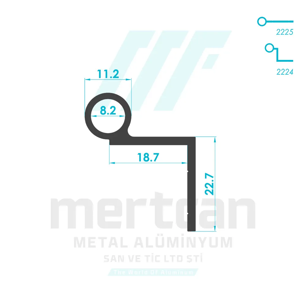 Miscellaneous Hinge Profile - 2223