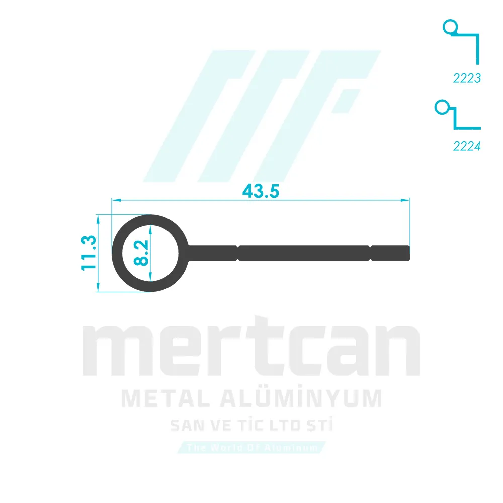 Miscellaneous Hinge Profile - 2225