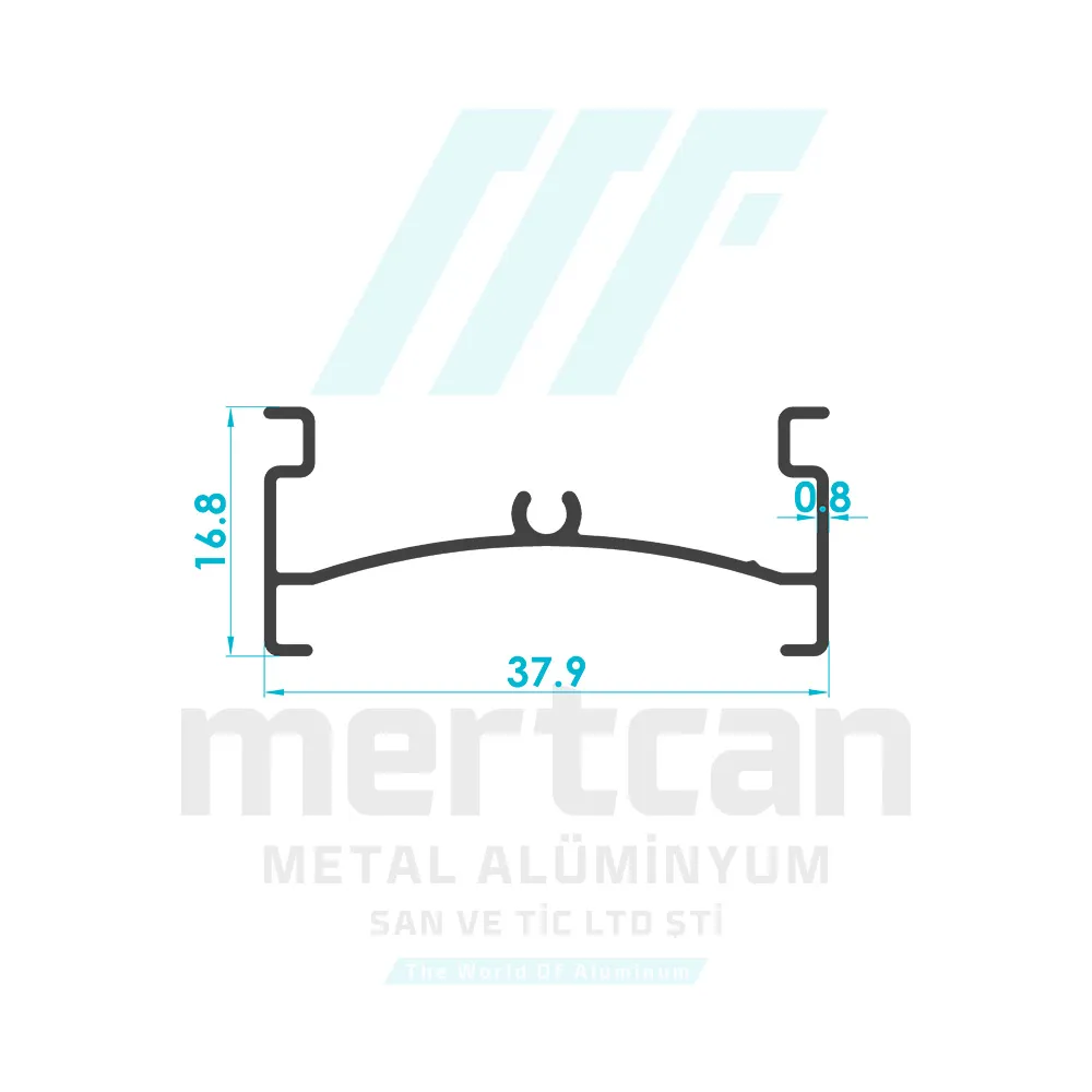 Aluminum Roller Blind Cassette Profile