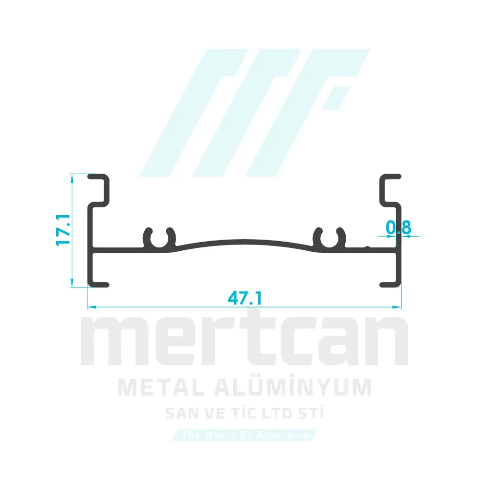 Aluminum Roller Blind Cassette Profile