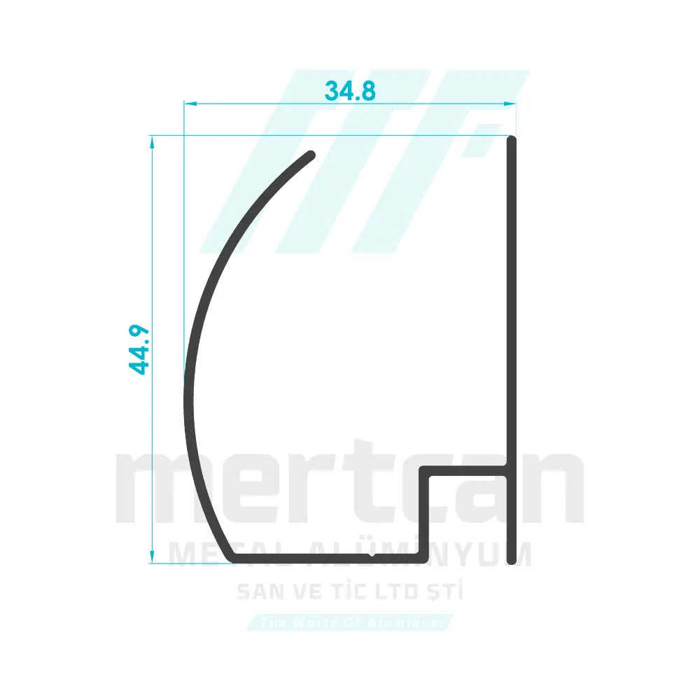 Shower Cabin Glass Upright Profile