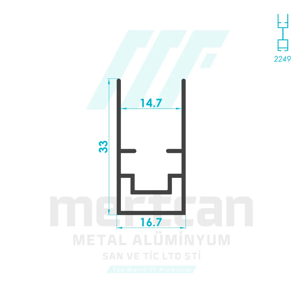 Special Pleated Fly Screen Frame Profile