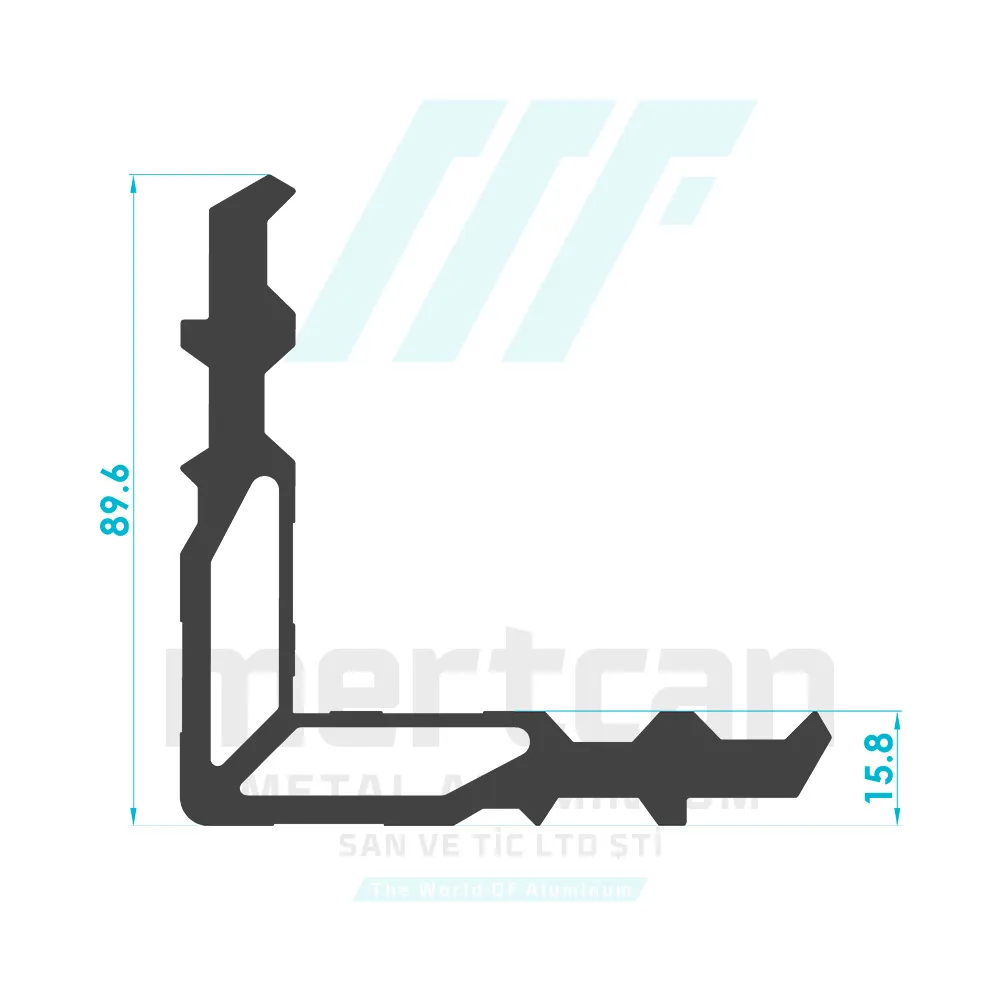 Corner Cleat Profile (15.8mm)