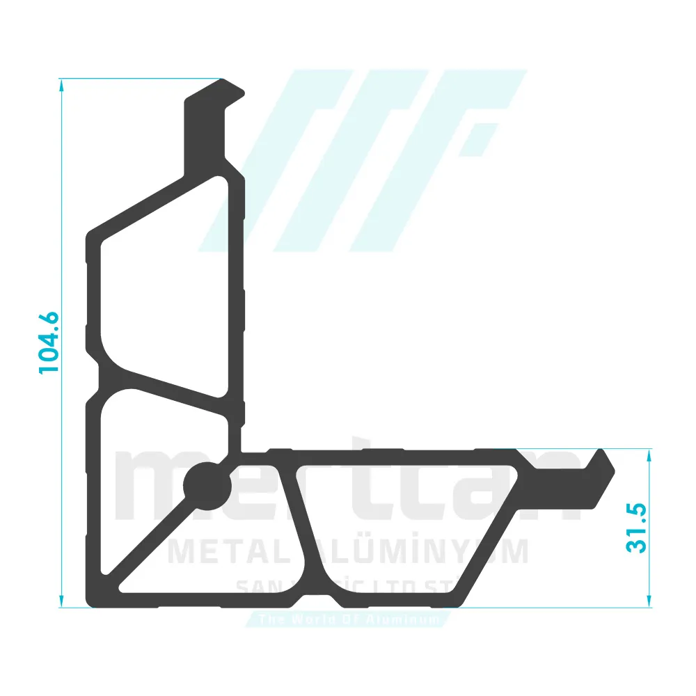 Corner Cleat Profile (31.2mm)