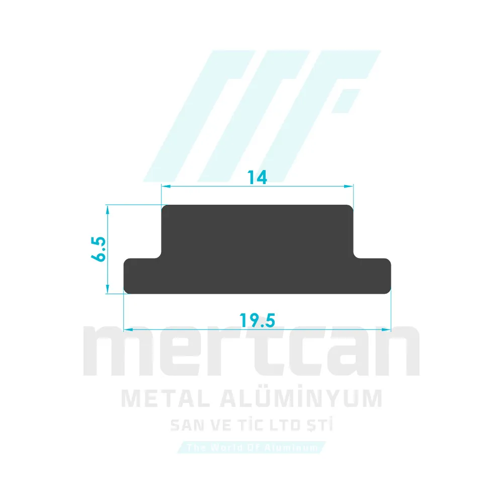 Miscellaneous Hinge Counter Profile - 2307