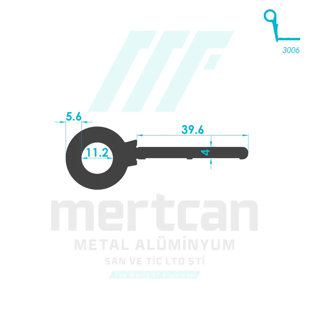 C60 Heavy Duty Hinge Profile - Frame