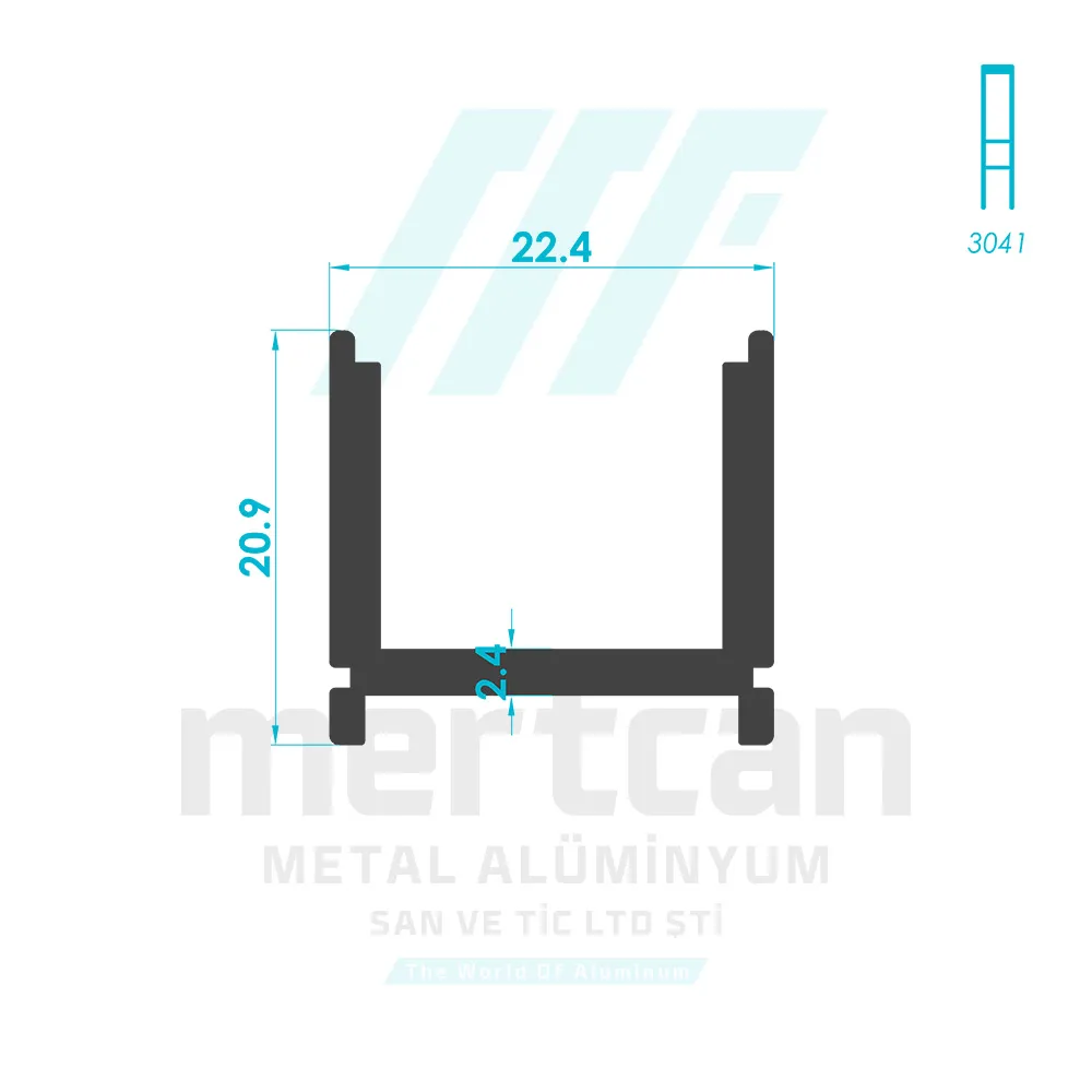 Sliding Adjustable Sliding Profile - Rail