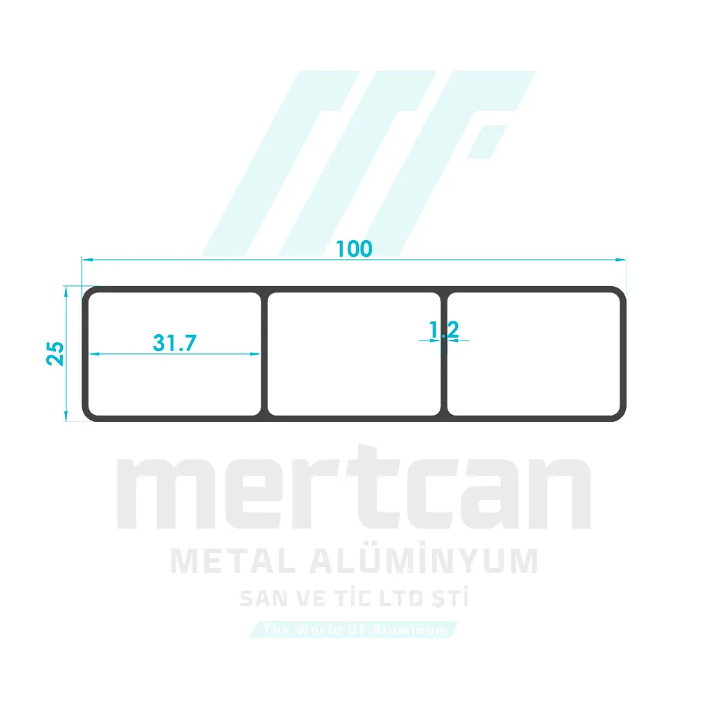 Truck Trailer Board Profile (25x100mm)