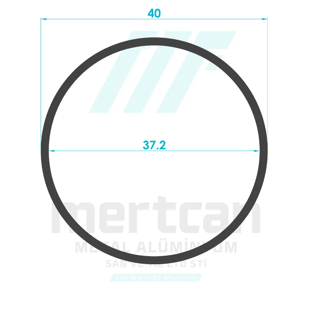 40mm Akbank Handle Pipe Profile