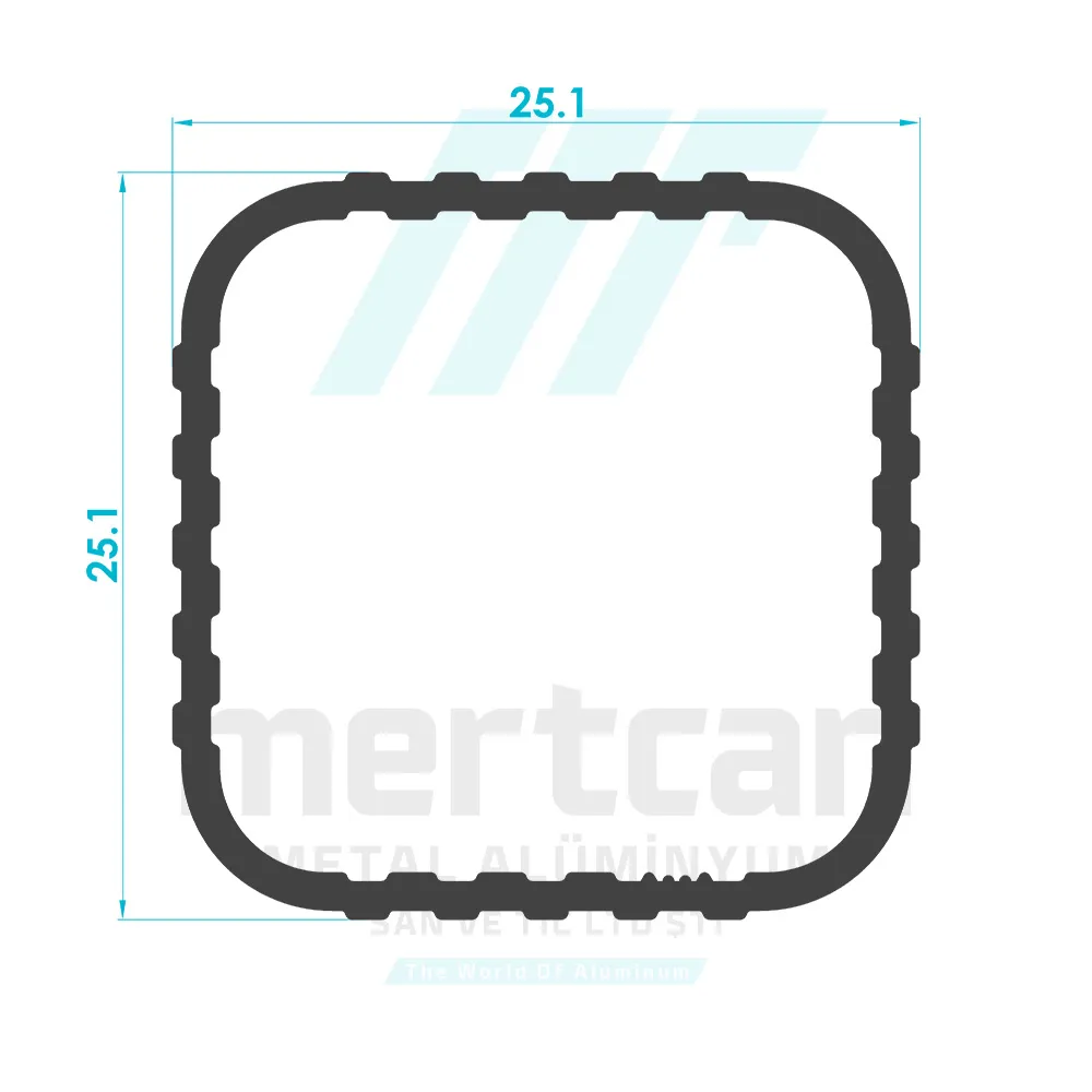30x30 Light Ladder Profile