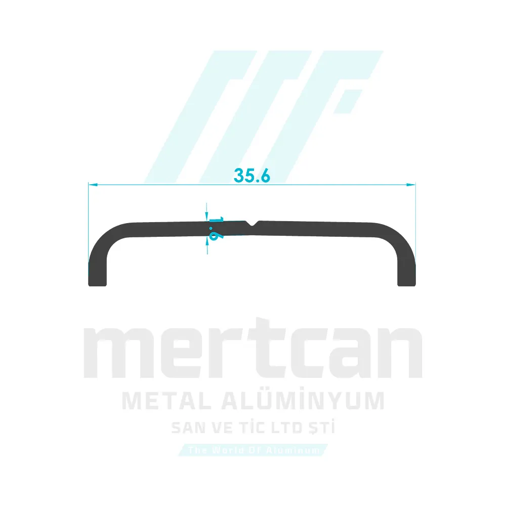 Economical Tongue and Roller Aldoks Lock Striker Profile (1.6mm)