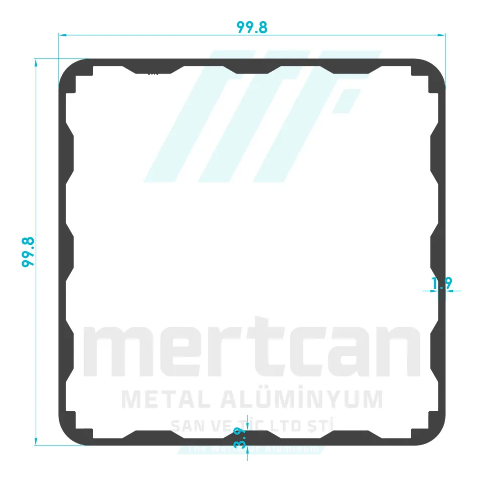 Garden Fence Post Profile