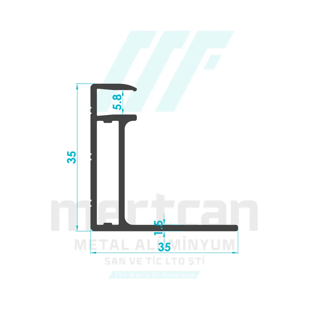 Solar System 35mm Panel Frame Profile