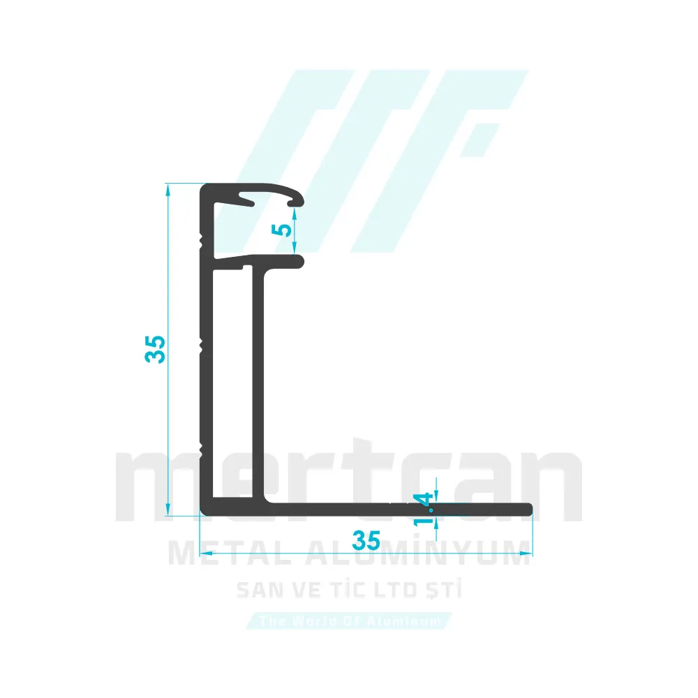 Solar System 35mm Panel Frame Profile